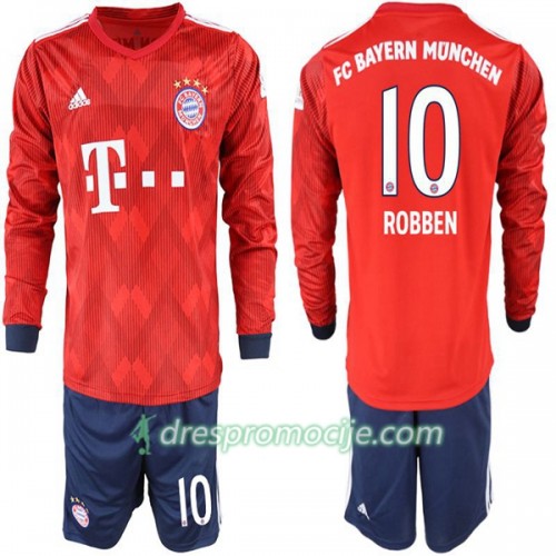 FC Bayern München Dres Robben 10 Dječji Domaći 2018/19 Dugim Rukavima FC Bayern München Dres Robben 10 Dječji Domaći 2018/19 Dugim Rukavima
